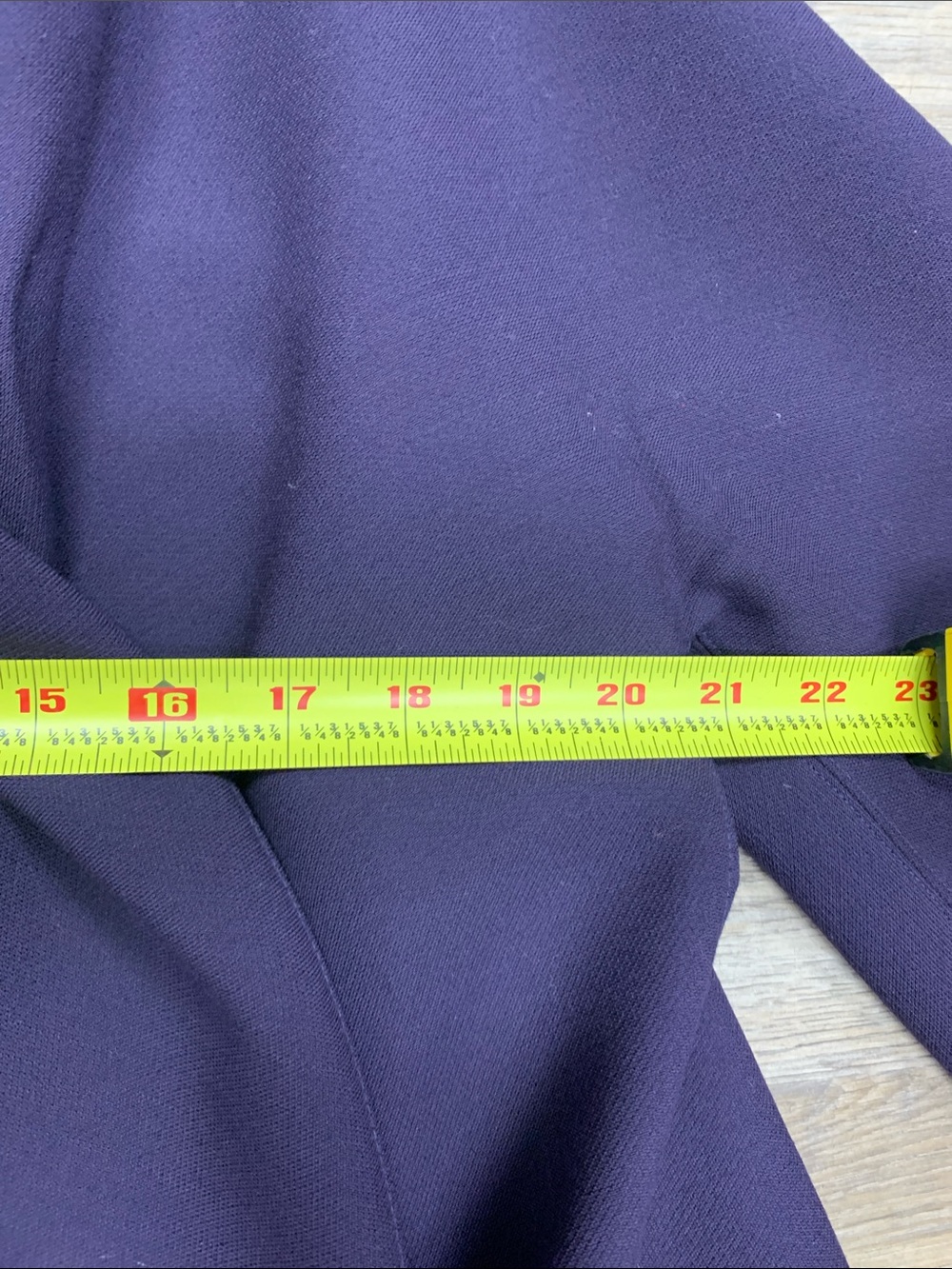 Emporio Armani Deep Purple Draped Cowl Neck Jacket Size 44 - Picture 6 of 7